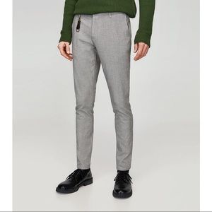 Zara Men’s Slim Fit Trousers - Grey
